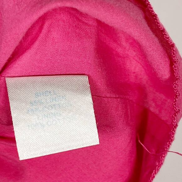 Lilly Pulitzer Size 4 Pink Pineapple Cocktail Linen Cotton Shift Dress Spaghetti - Picture 12 of 13